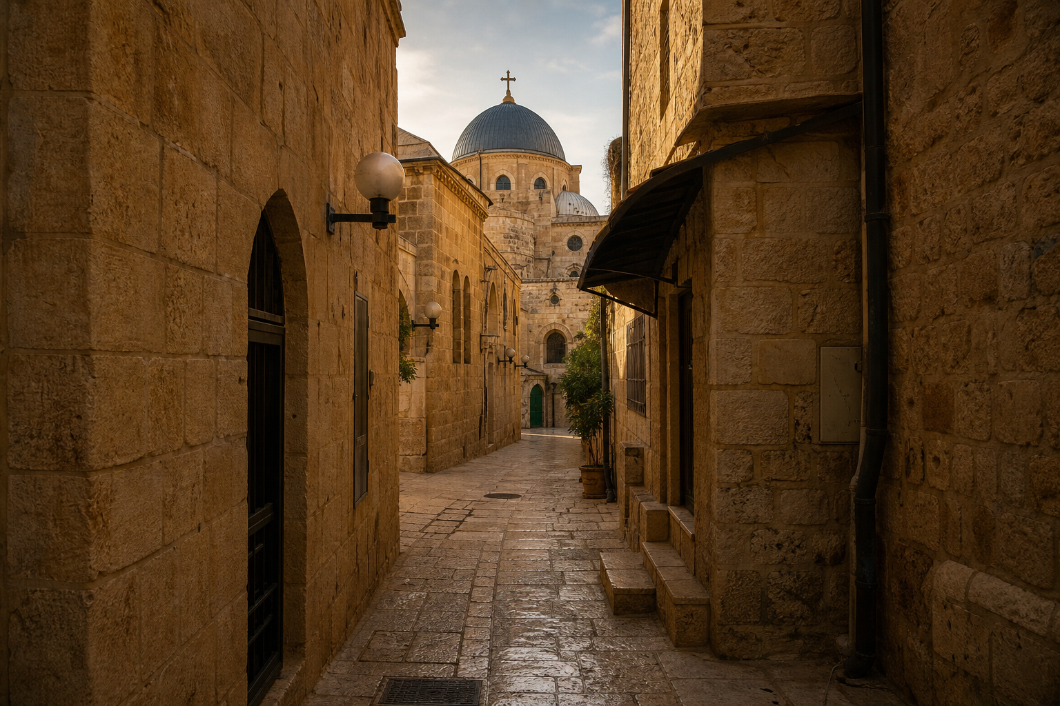 Stone alley in the Old City