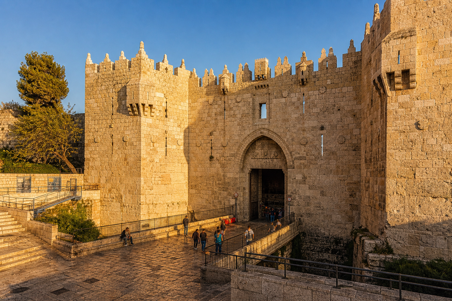 Jaffa Gate at morning light